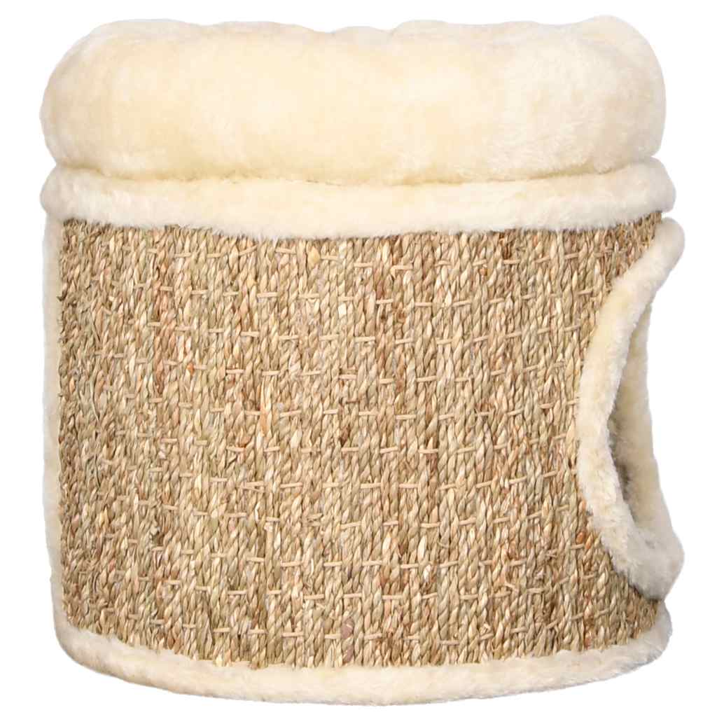 Cuccia per Gatti con Cuscino Lusso 33 cm in Giunco | homemem39