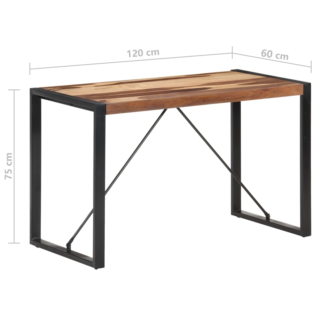 Tavolo da Pranzo 120x60x75 cm in Legno Massello | homemem39