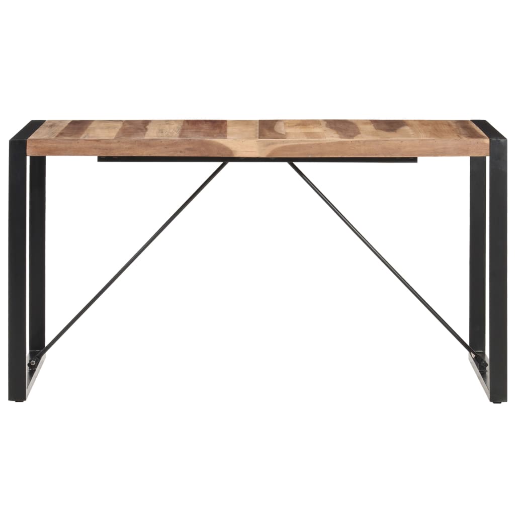 Tavolo da Pranzo 140x70x75 cm in Legno Massello | homemem39