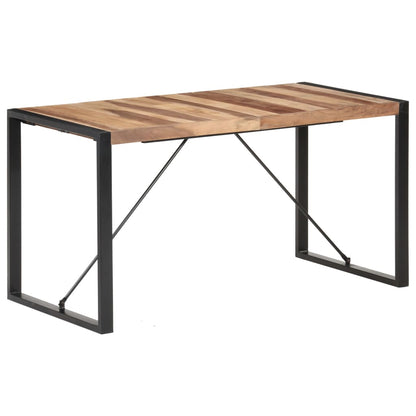 Tavolo da Pranzo 140x70x75 cm in Legno Massello | homemem39