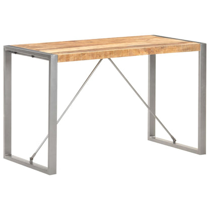 Tavolo da Pranzo 120x60x75 cm in Legno Massello di Mango Grezzo | homemem39