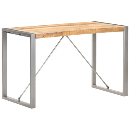 Tavolo da Pranzo 120x60x75 cm in Legno Massello di Mango Grezzo | homemem39