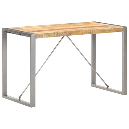 Tavolo da Pranzo 120x60x75 cm in Legno Massello di Mango Grezzo | homemem39