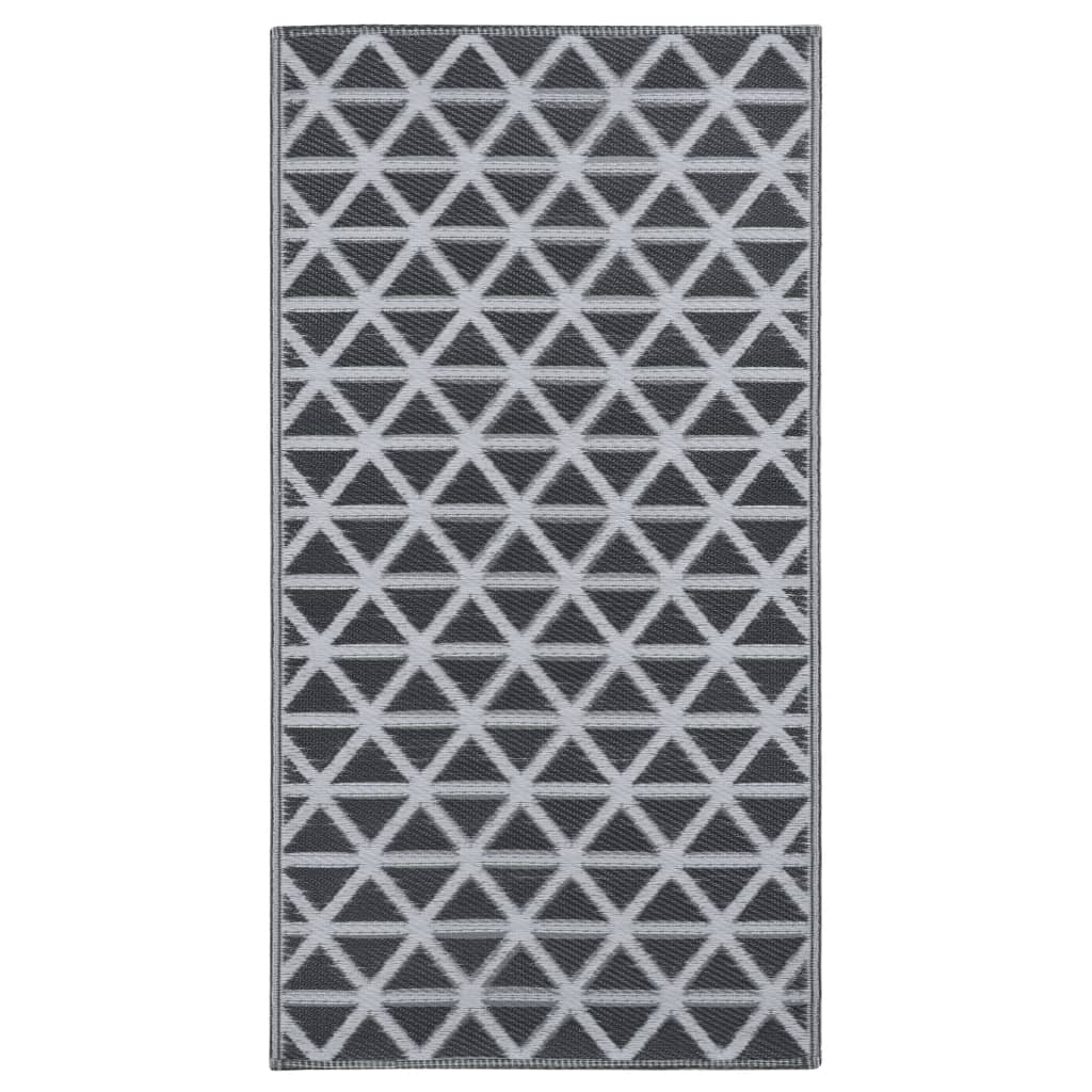 Tappeto da Esterni ARAKIL Nero 120x180 cm in PP | homemem39