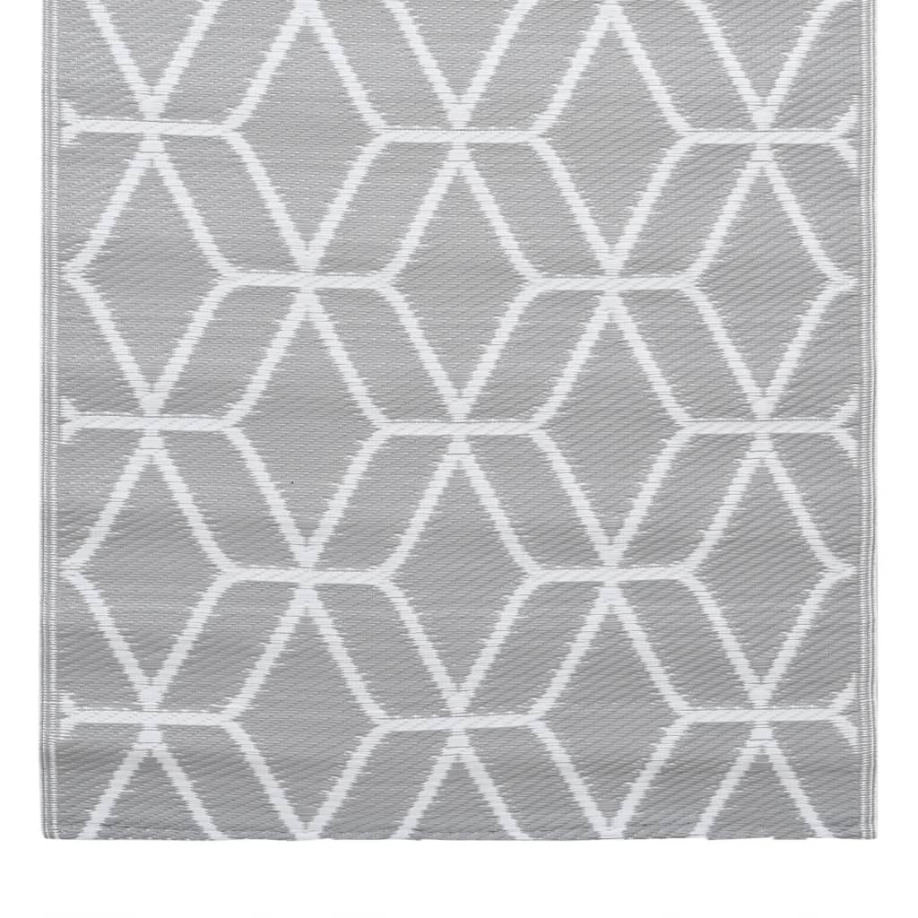 Tappeto da Esterni Grigio 120x180 cm in PP - homemem39