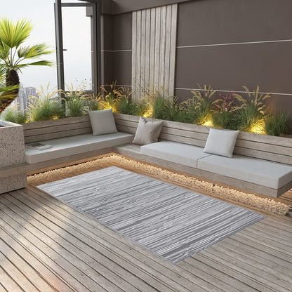 Tappeto da Esterni ARAKIL Grigio 120x180 cm in PP | homemem39