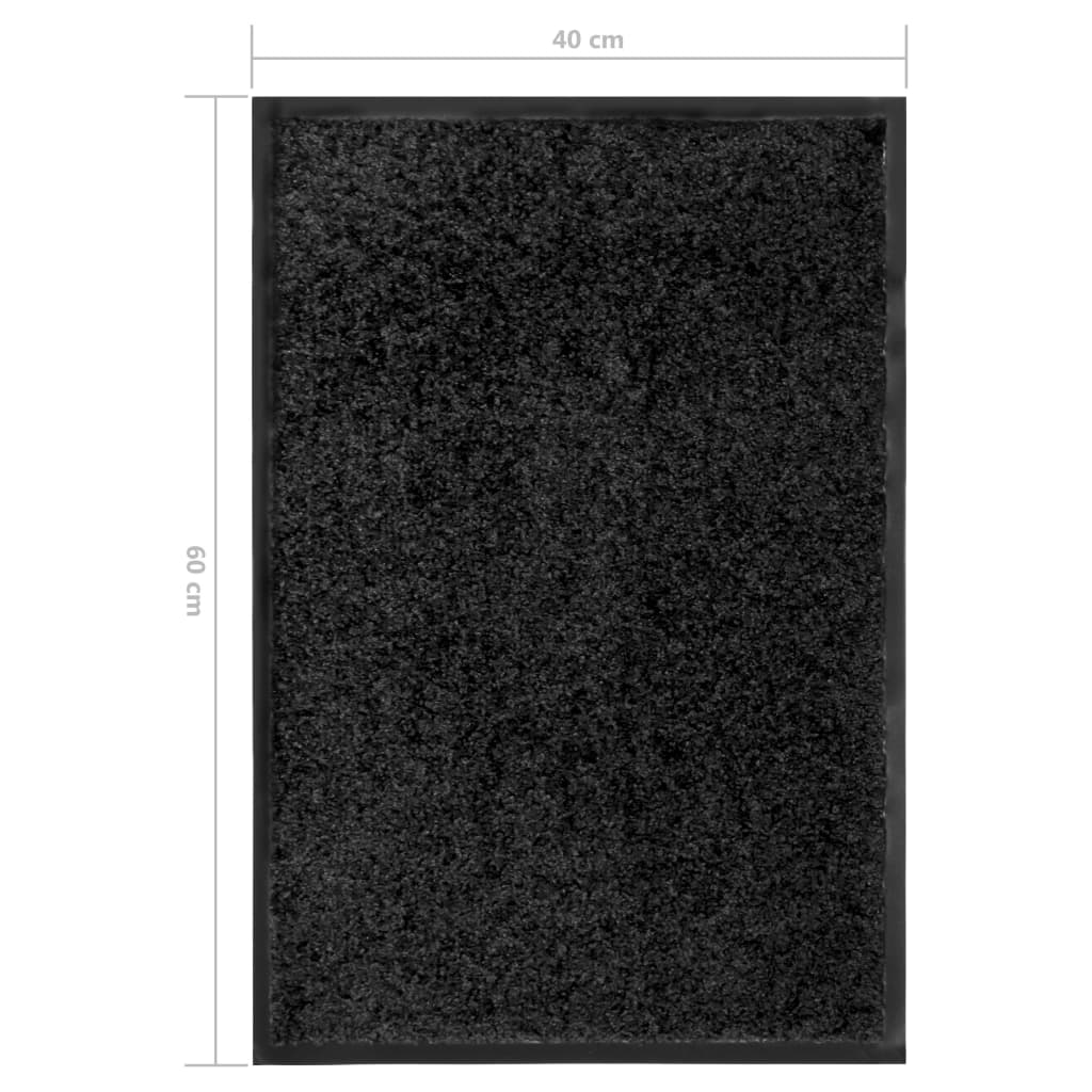 Zerbino Lavabile Nero 40x60 cm | homemem39