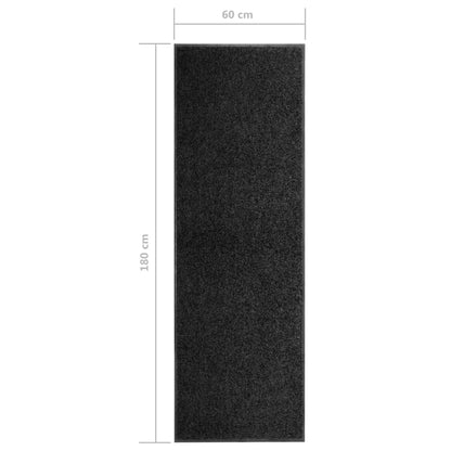 Zerbino Lavabile Nero 60x180 cm | homemem39
