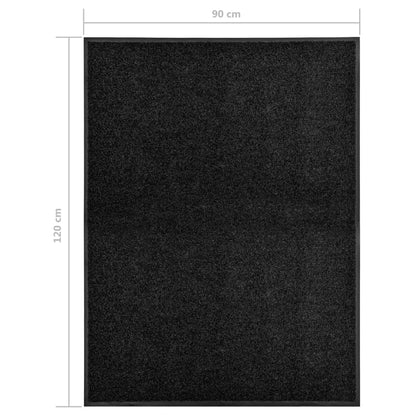 Zerbino Lavabile Nero 90x120 cm - homemem39