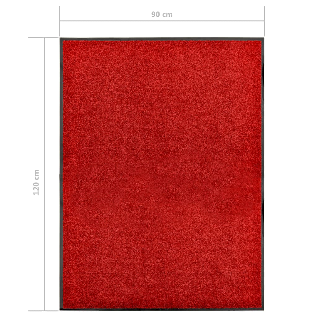 Zerbino Lavabile Rosso 90x120 cm | homemem39