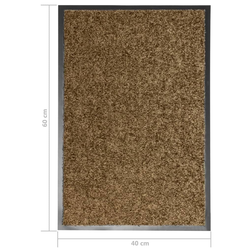 Zerbino Lavabile Marrone 40x60 cm | homemem39