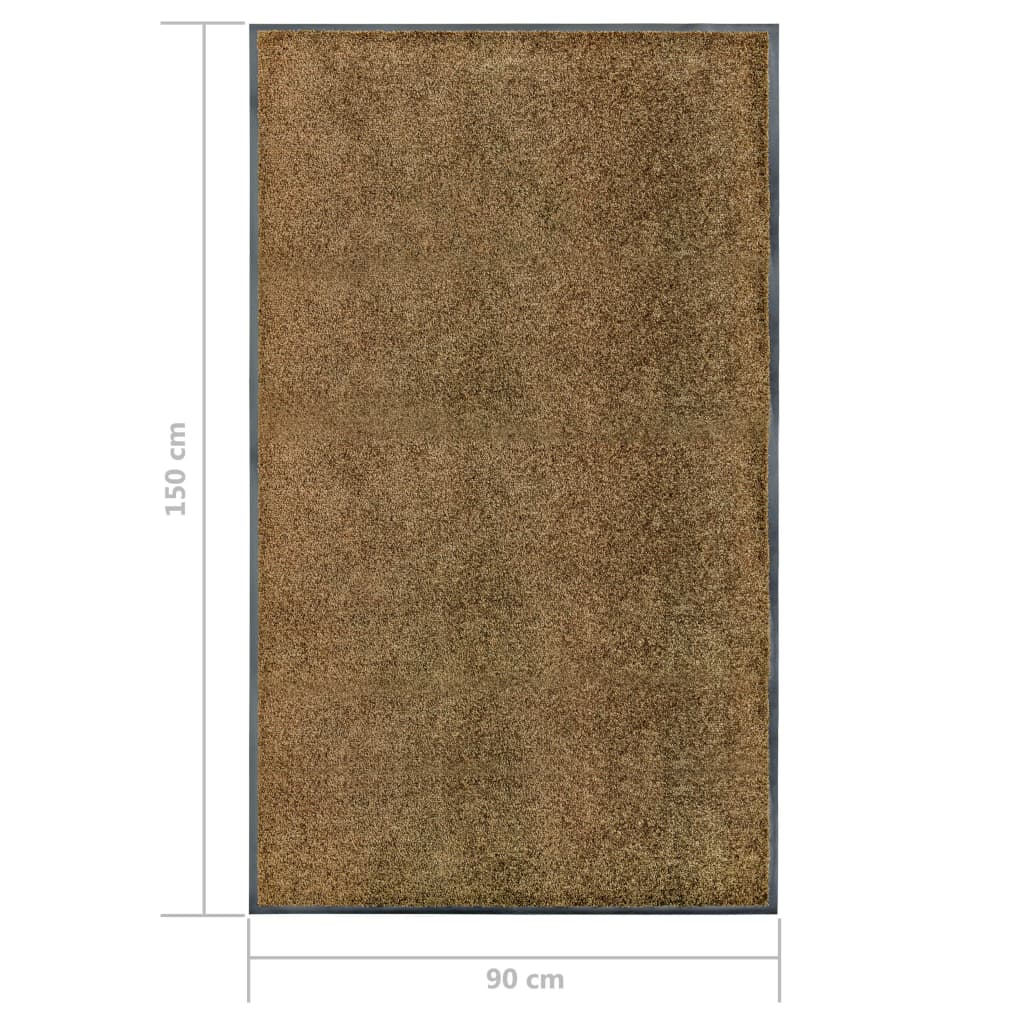 Zerbino Lavabile Marrone 90x150 cm | homemem39