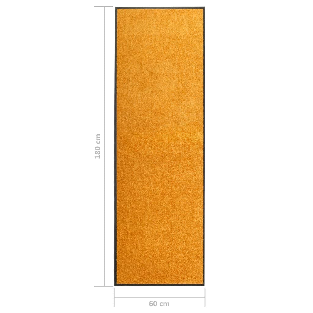 Zerbino Lavabile Arancione 60x180 cm | homemem39