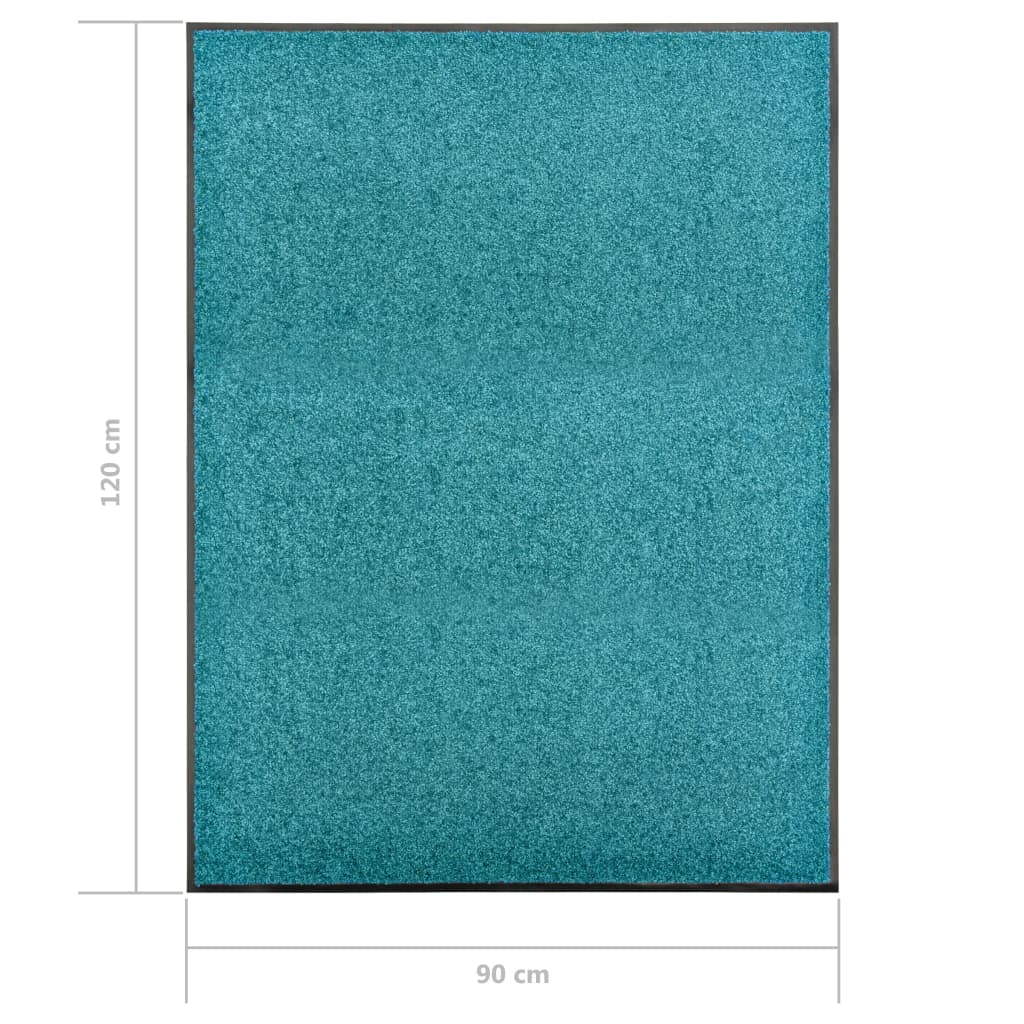 Zerbino Lavabile Ciano 90x120 cm | homemem39