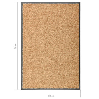 Zerbino Lavabile Crema 60x90 cm - homemem39