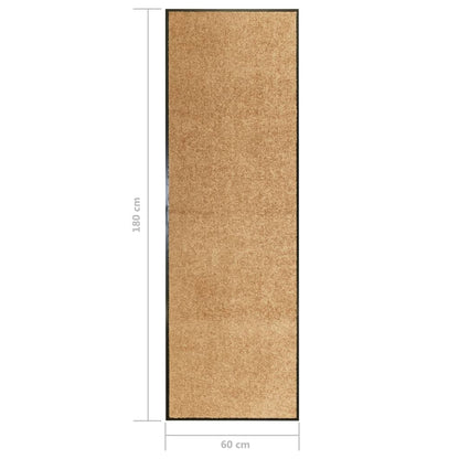 Zerbino Lavabile Crema 60x180 cm - homemem39