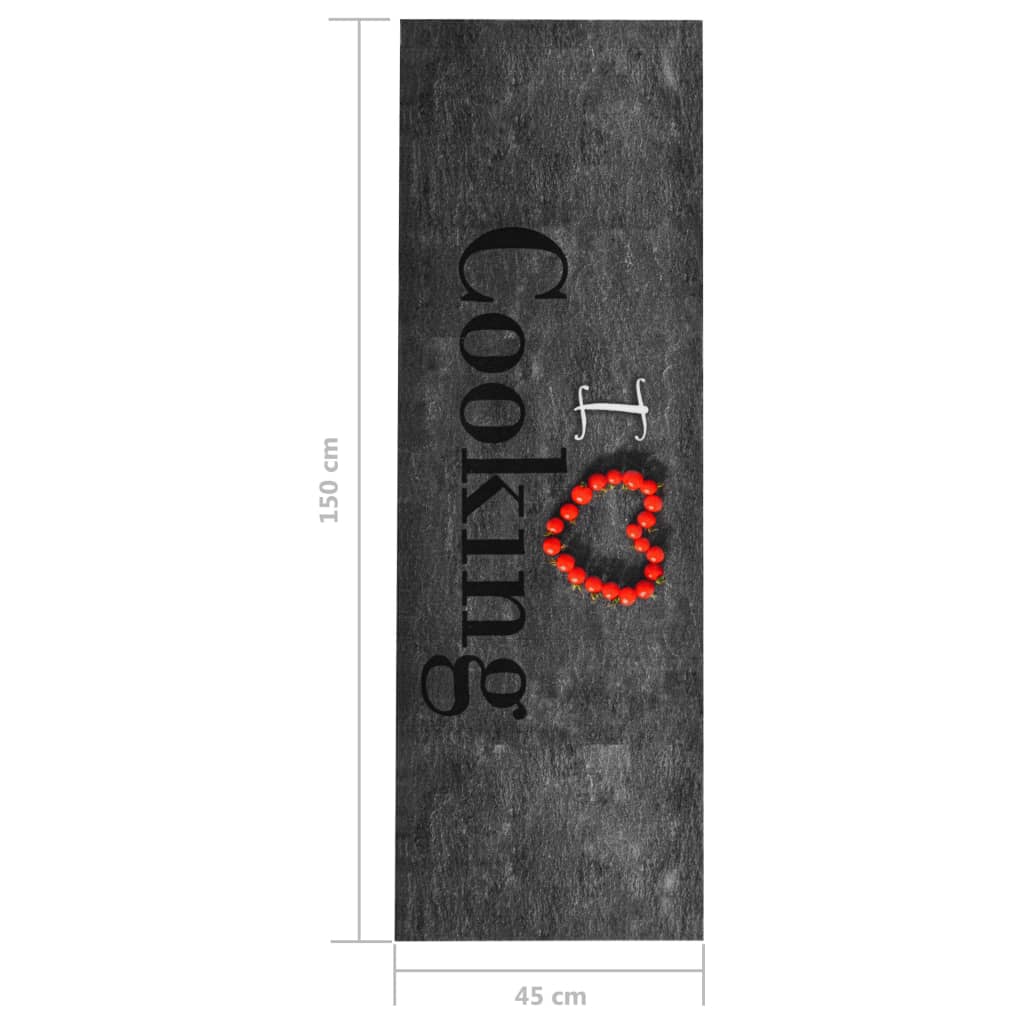 Tappetino da Cucina Lavabile Cooking 45x150 cm | homemem39