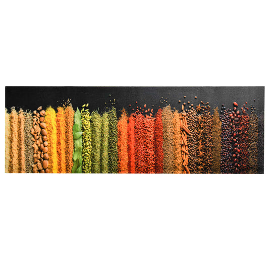 Tappetino da Cucina Lavabile Spezie 45x150 cm - homemem39