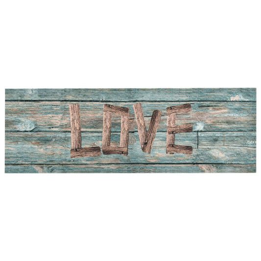 Tappetino da Cucina Lavabile Love 45x150 cm - homemem39
