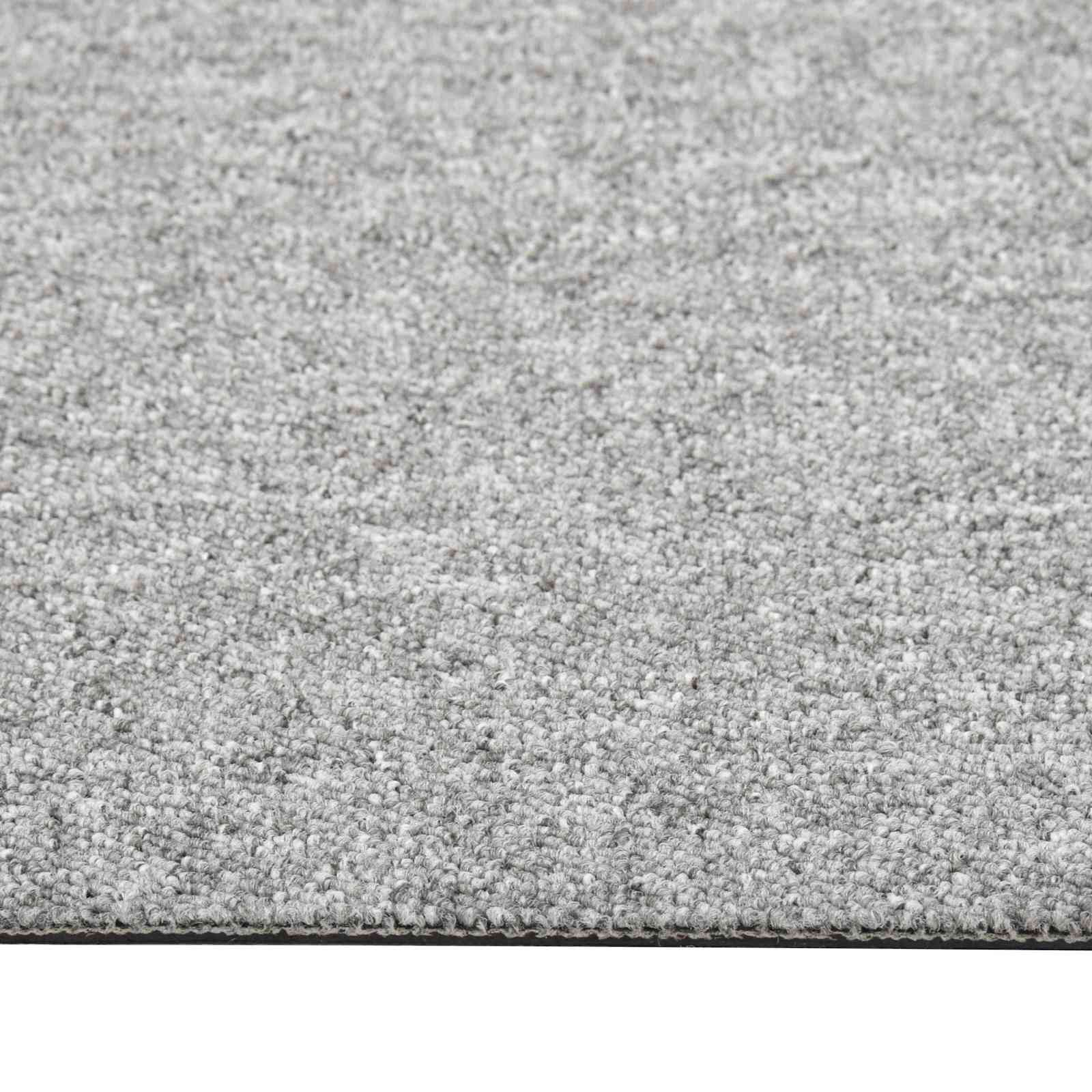 Tappeto 20 pcs Grigio chiaro 50 x 50 cm 100% Polipropilene | homemem39