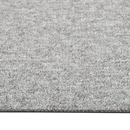 Quadrotte di Moquette 20 pz 5 m² 50x50 cm Grigio Chiaro