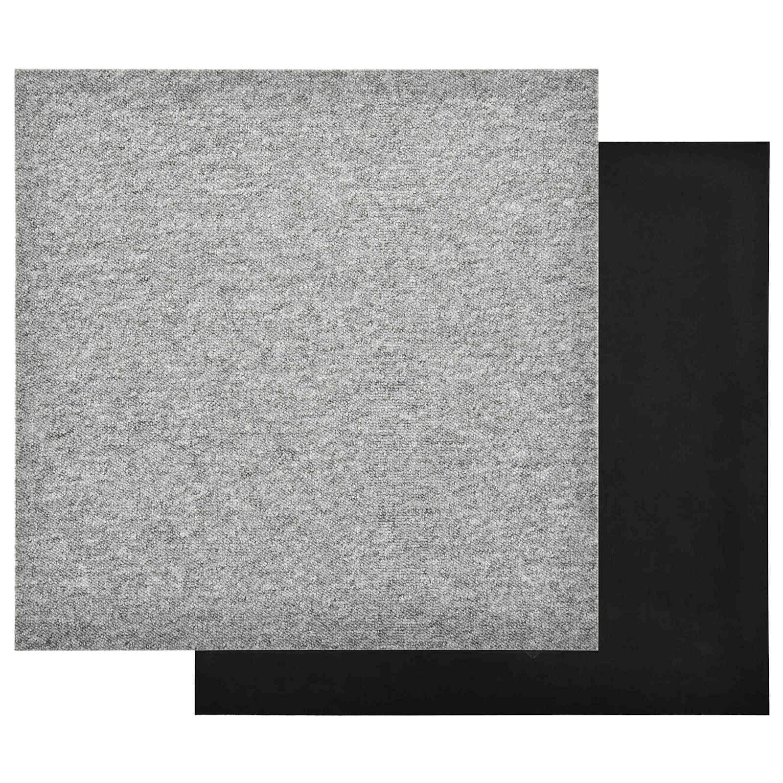 Tappeto 20 pcs Grigio chiaro 50 x 50 cm 100% Polipropilene | homemem39