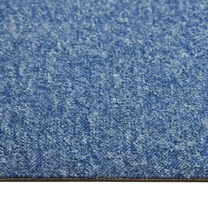 Quadrotte di Moquette 20 pz 5 m² 50x50 cm Blu