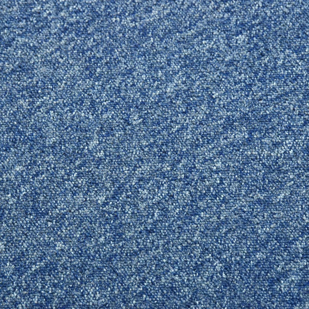 Quadrotte di Moquette 20 pz 5 m² 50x50 cm Blu