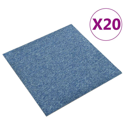 Tappeto 20 pcs Blu 50 x 50 cm 100% Polipropilene