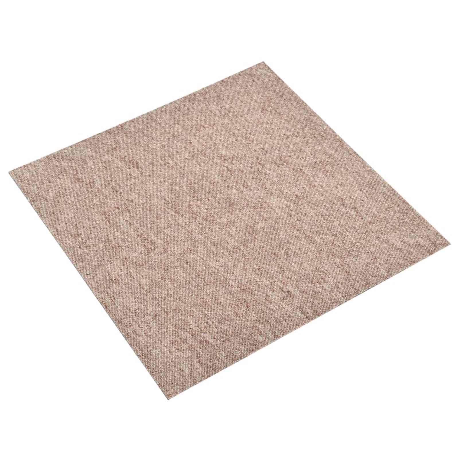 Tappeto 20 pcs Beige 50 x 50 cm 100% Polipropilene | homemem39