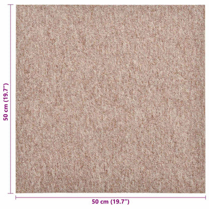 Tappeto 20 pcs Beige 50 x 50 cm 100% Polipropilene | homemem39