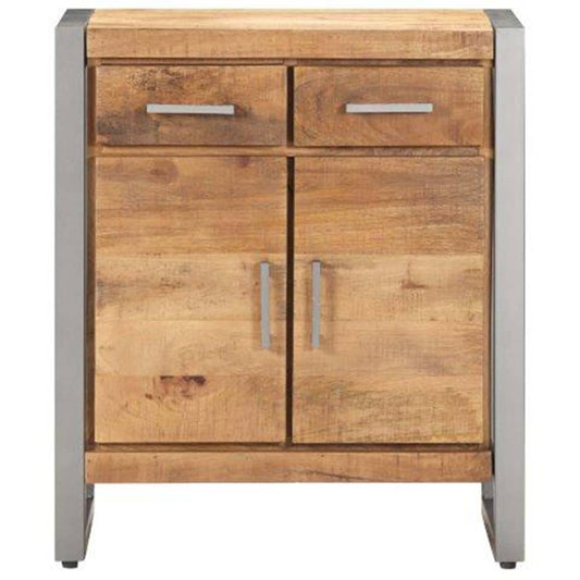 Credenza 60x35x72 cm in Legno di Mango Grezzo | homemem39