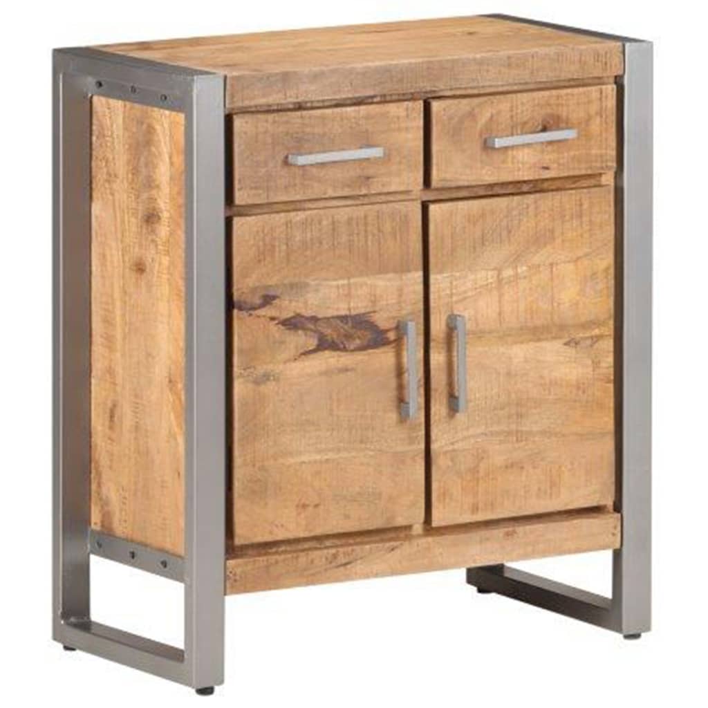 Credenza 60x35x72 cm in Legno di Mango Grezzo | homemem39