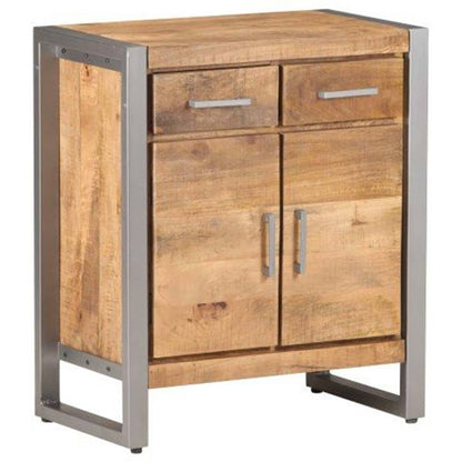 Credenza 60x35x72 cm in Legno di Mango Grezzo | homemem39