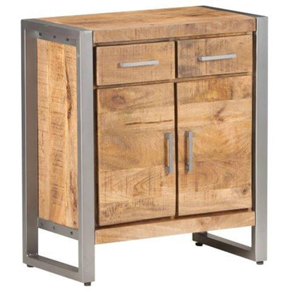 Credenza 60x35x72 cm in Legno di Mango Grezzo | homemem39