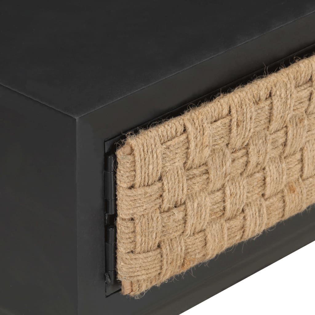 Tavolino da Salotto 90x60x35 cm in Legno Massello di Mango | homemem39