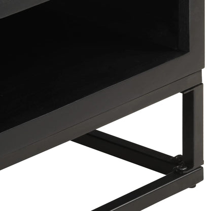 Tavolino da Salotto 90x60x35 cm in Legno Massello di Mango | homemem39