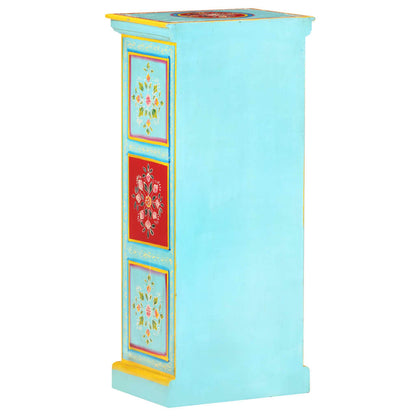 Credenza Alta Dipinta a Mano 40x30x90 cm in Massello di Mango | homemem39