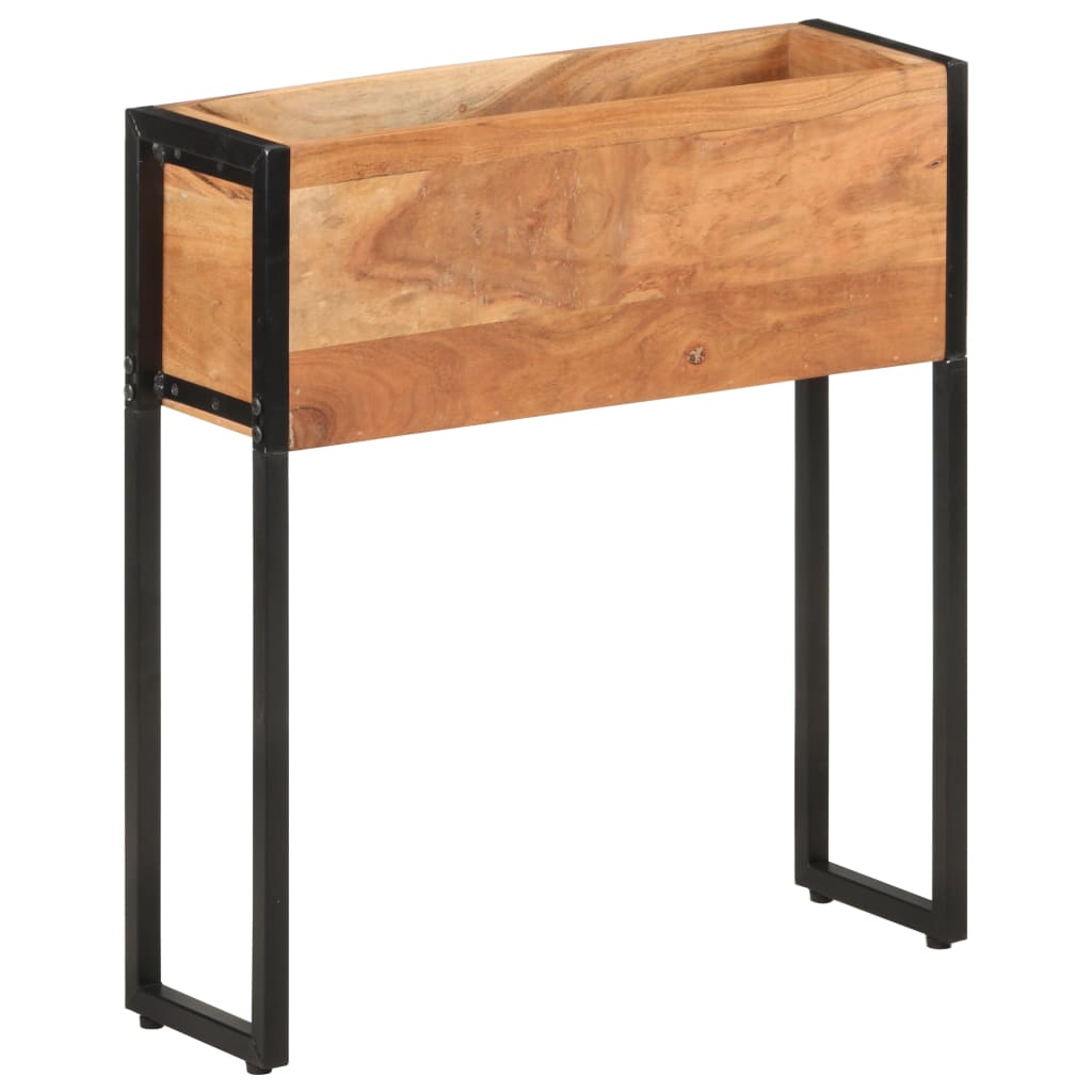 Fioriera 60x20x68 cm in Legno Massello di Acacia | homemem39