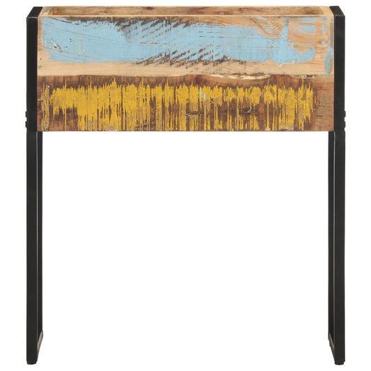 Fioriera 60x20x68 cm in Legno Massello di Recupero - homemem39