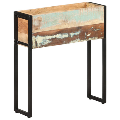 Fioriera 60x20x68 cm in Legno Massello di Recupero - homemem39
