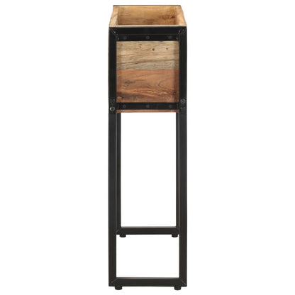 Fioriera 60x20x68 cm in Legno Massello di Recupero - homemem39