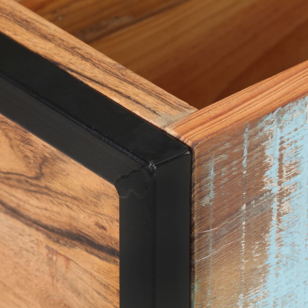 Fioriera 60x20x68 cm in Legno Massello di Recupero - homemem39