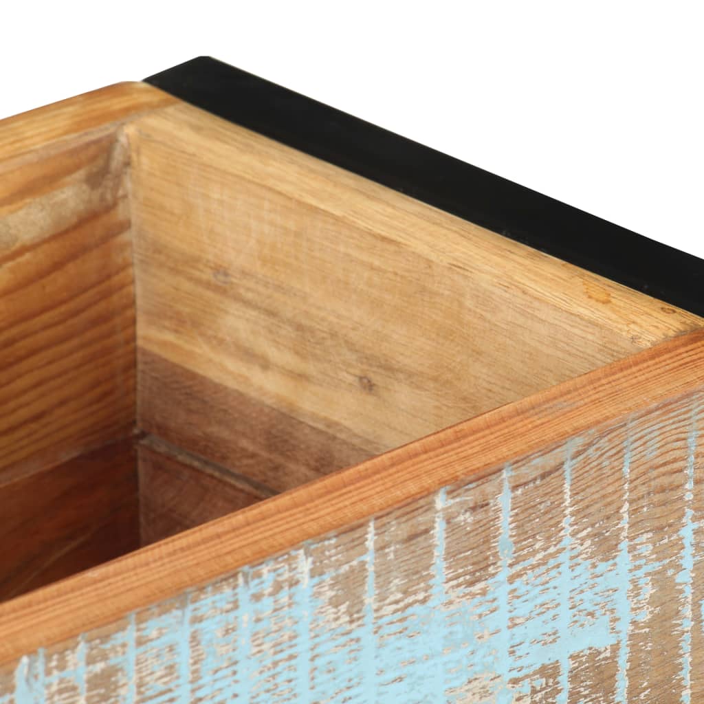 Fioriera 60x20x68 cm in Legno Massello di Recupero - homemem39