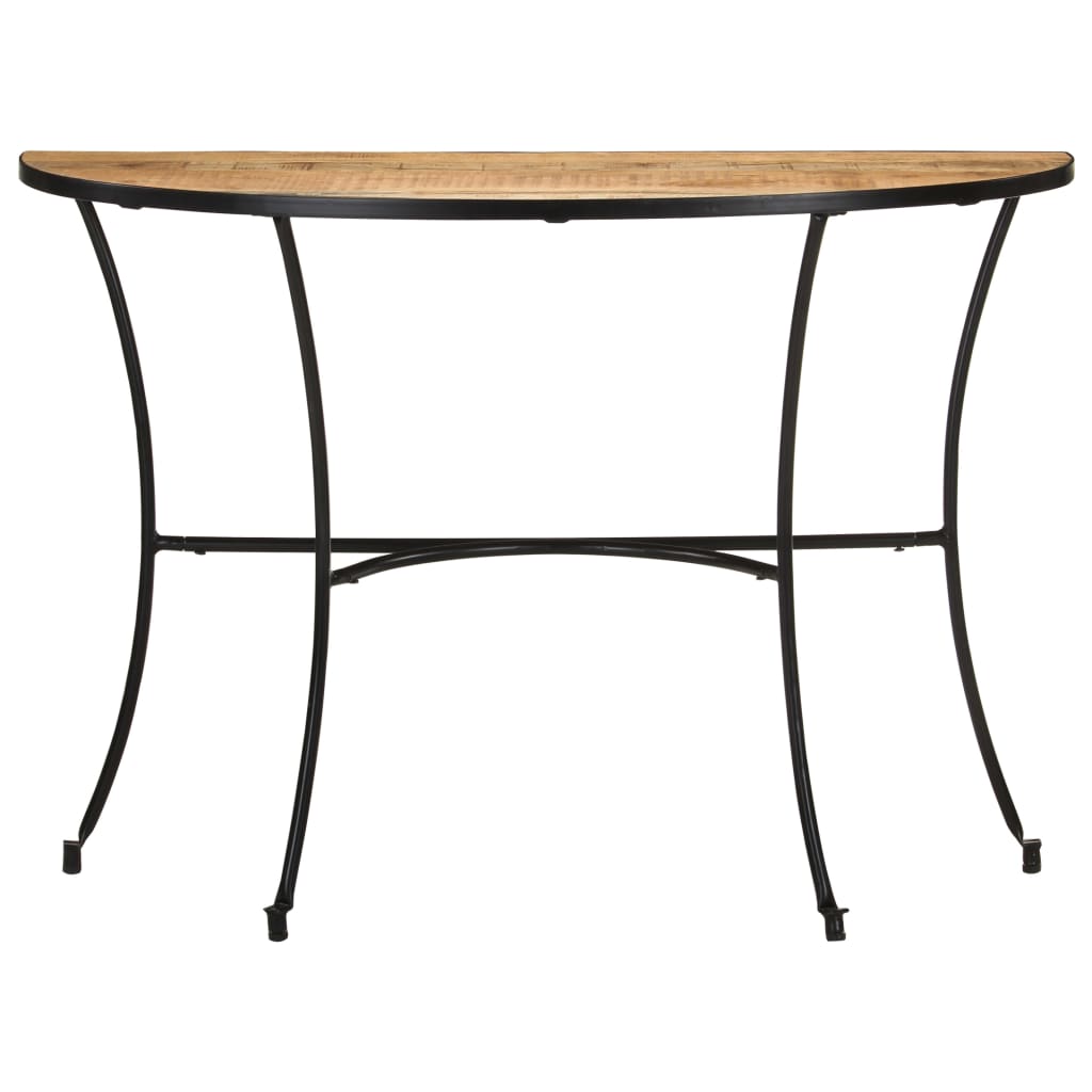 Tavolino Laterale 110x40x77 cm in Legno Massello di Mango | homemem39