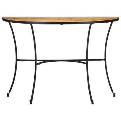 Tavolino Laterale 110x40x77 cm in Legno Massello di Mango | homemem39