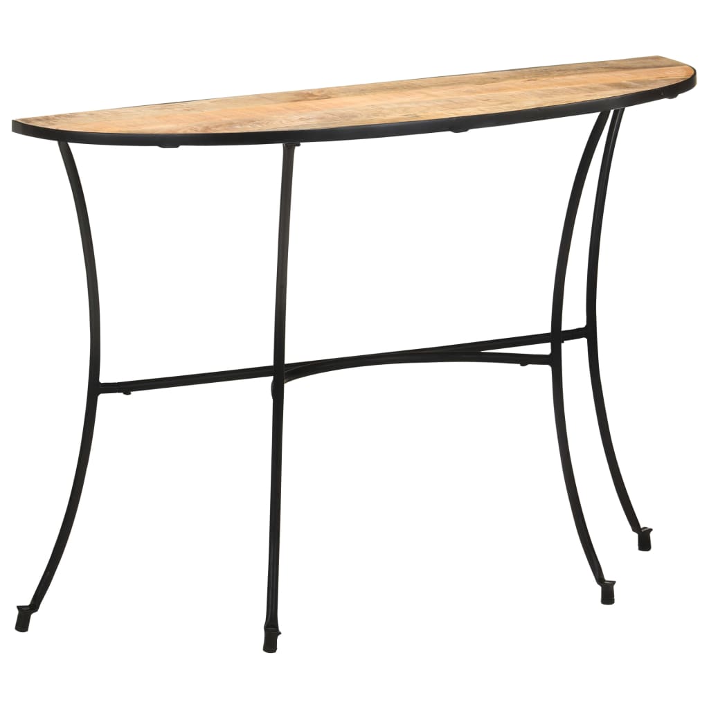 Tavolino Laterale 110x40x77 cm in Legno Massello di Mango | homemem39