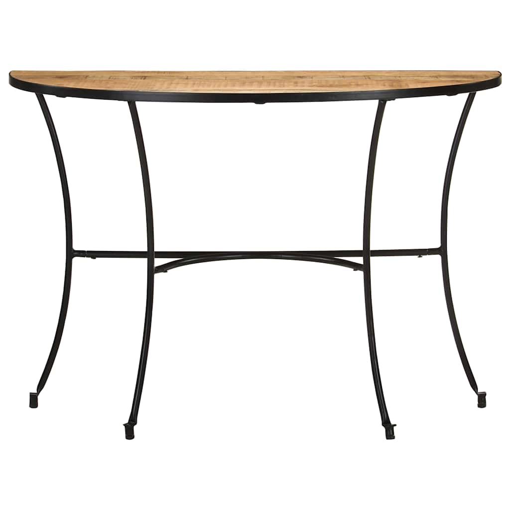 Tavolino Laterale 110x40x77 cm in Legno Massello di Mango