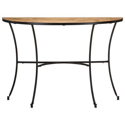 Tavolino Laterale 110x40x77 cm in Legno Massello di Mango
