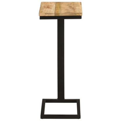 Tavolini Laterali 2 pz 31,5x24,5x64,5 cm Legno di Mango Grezzo | homemem39